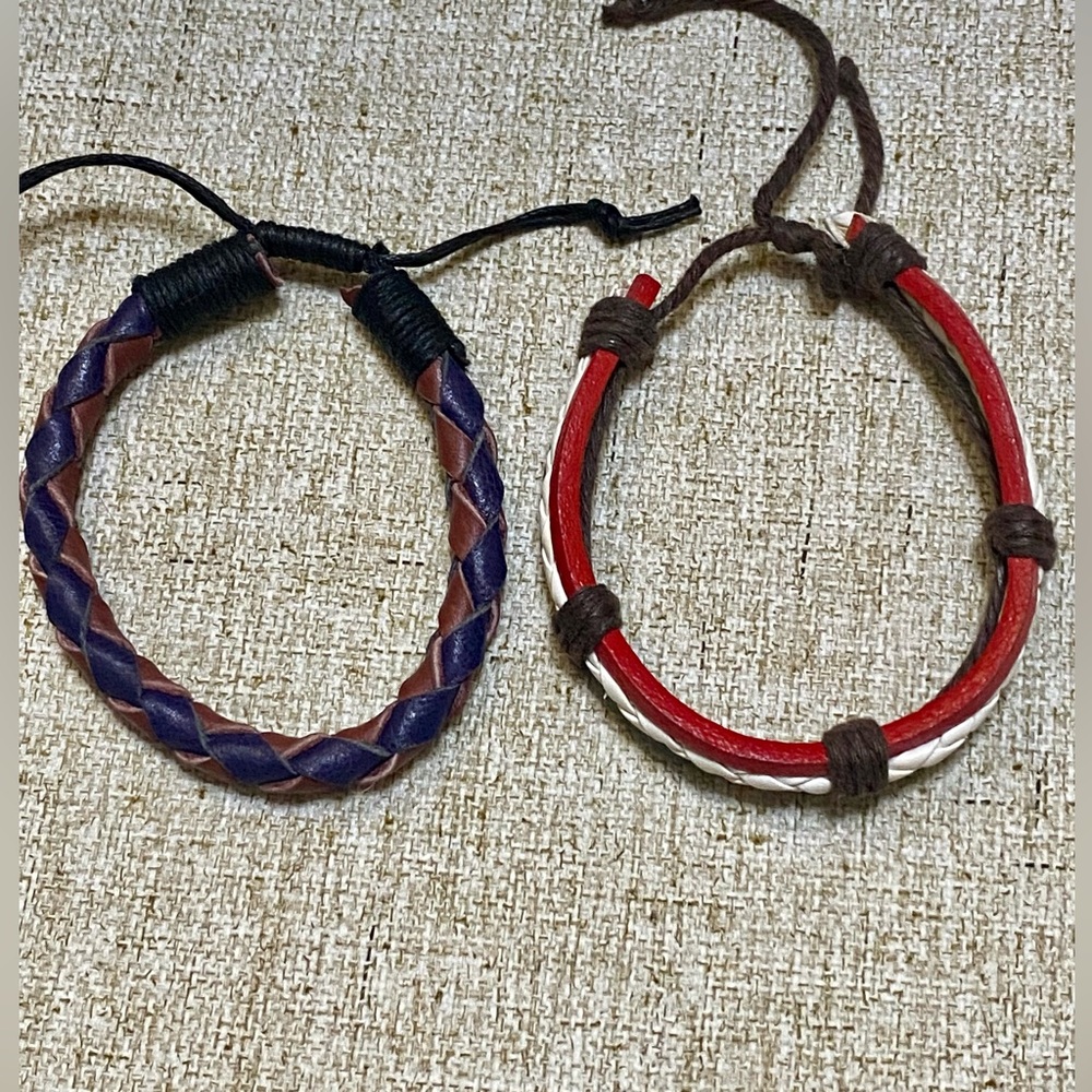 ‼️2 ITALY GENUINE LEATHER BRACELETS, excellent condition,NWT‼️ - Picture 8 of 14